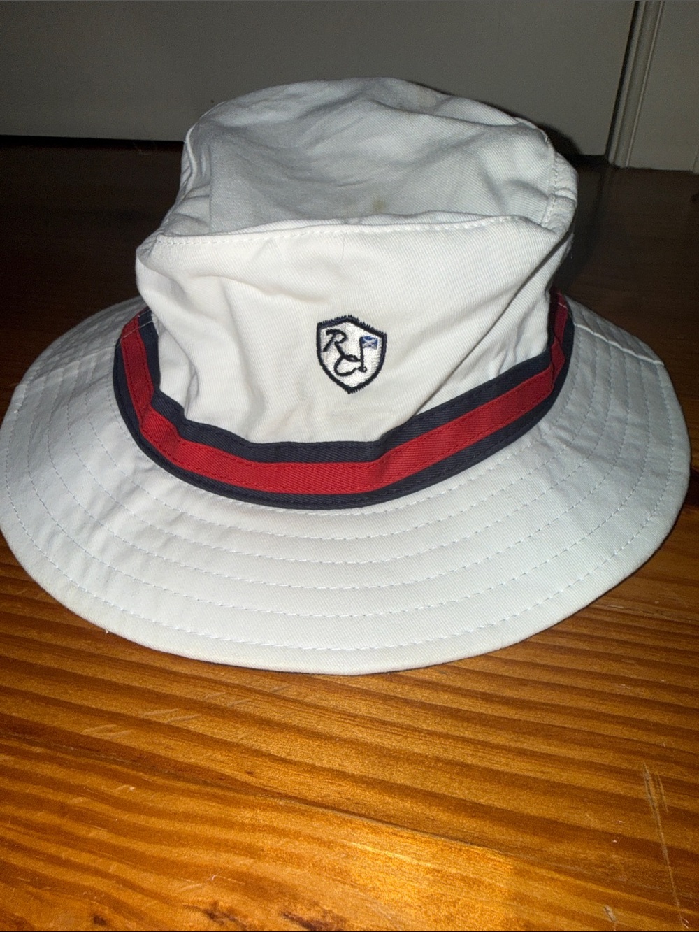 RC Golf Club Bucket Hat with Red & Navy Trim